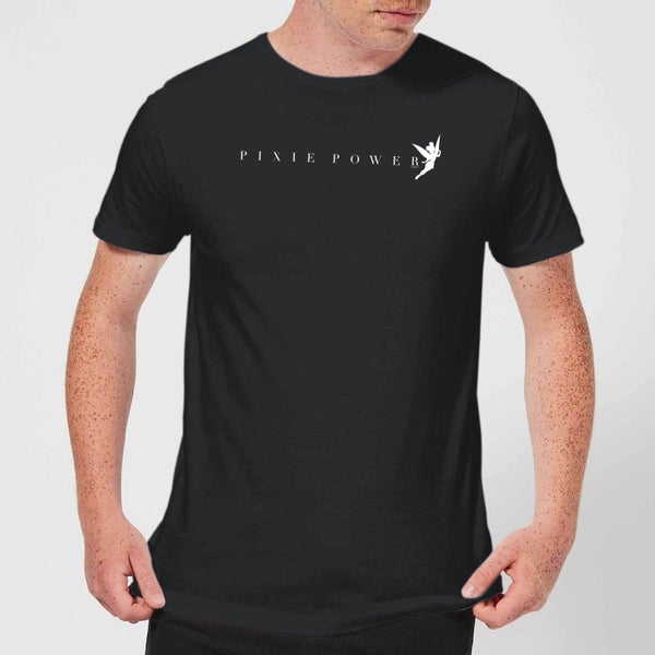Disney Peter Pan Tinkerbell Pixie Power Men's T-Shirt - Black