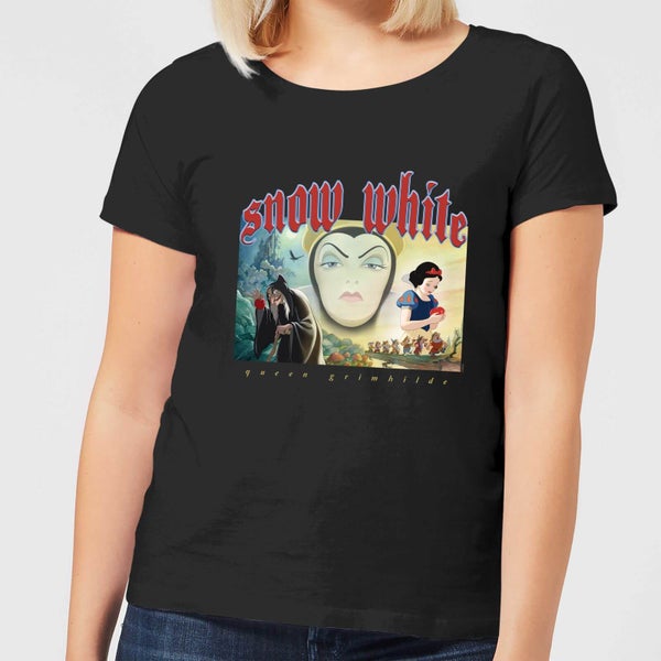 Disney Snow White And Queen Grimhilde Women's T-Shirt - Black