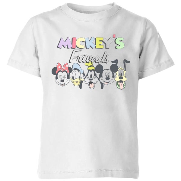 Disney Mickey's Friends Kids' T-Shirt - White