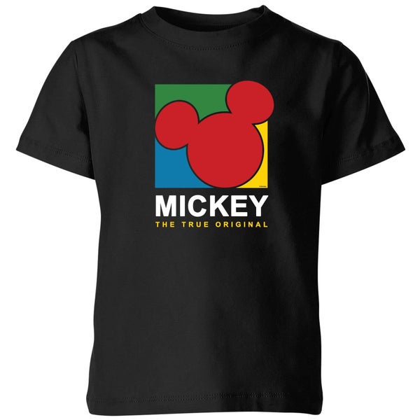 Disney Mickey The True Original Kids' T-Shirt - Black