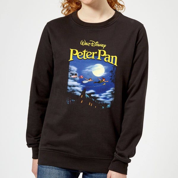 Disney Peter Pan Cover Women's Sweatshirt - Black - M