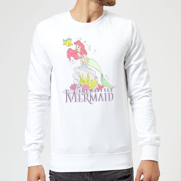 Disney Little Mermaid Sweatshirt - White - XXL - White