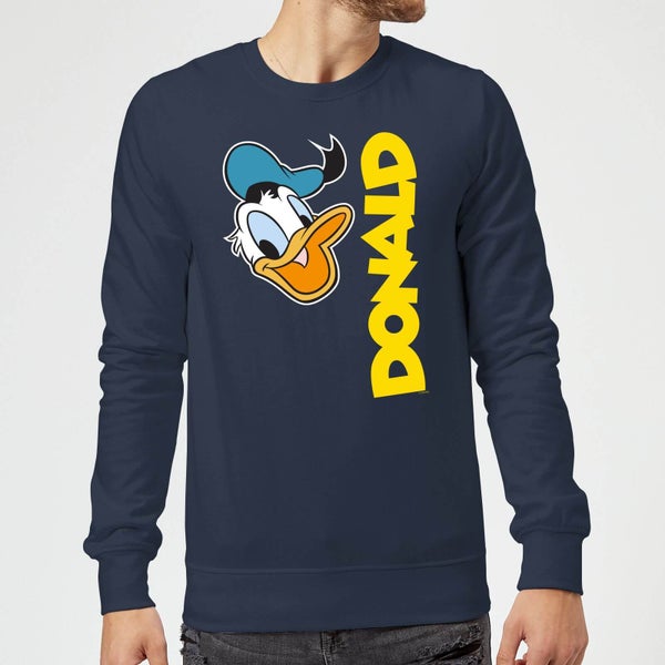 Disney Donald Duck Face Sweatshirt - Navy