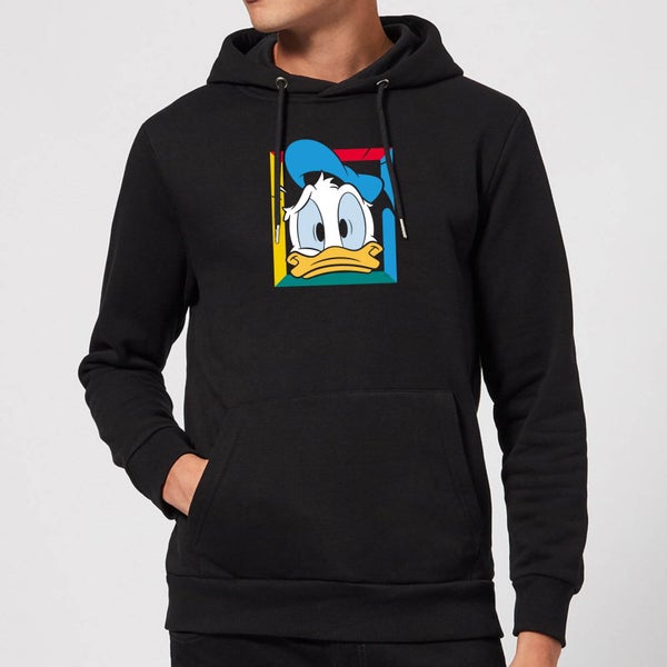 Disney Donald Face Hoodie - Black