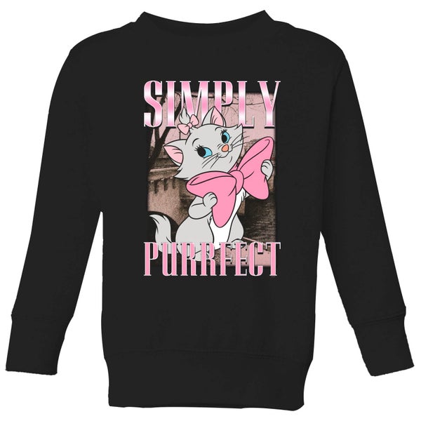 Disney Aristocats Simply Purrfect Kids' Sweatshirt - Black