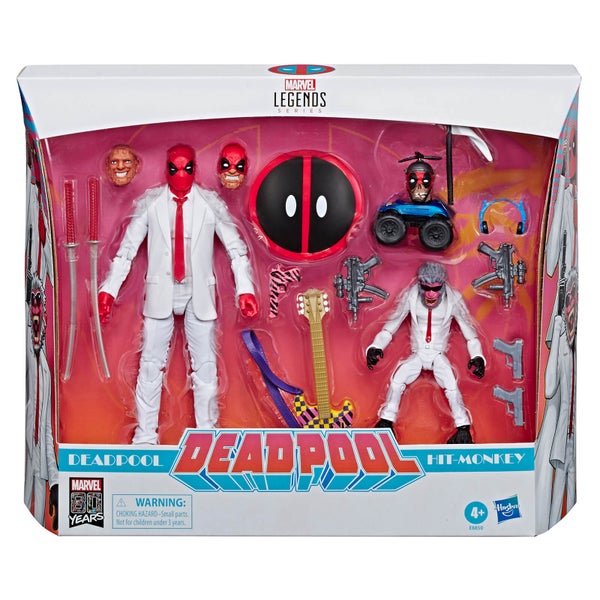 Marvel Legends Series 80e anniversaire - Figurines Deadpool et Hit-Monkey