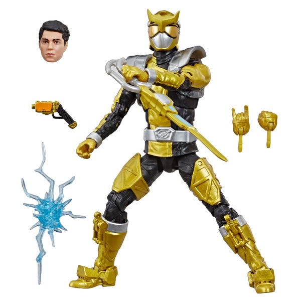 Power Rangers Lightning Collection - Figurine Ranger doré Beast Morphers