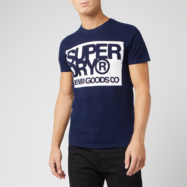 Superdry Men's Denim Goods Co T-Shirt - True Indigo