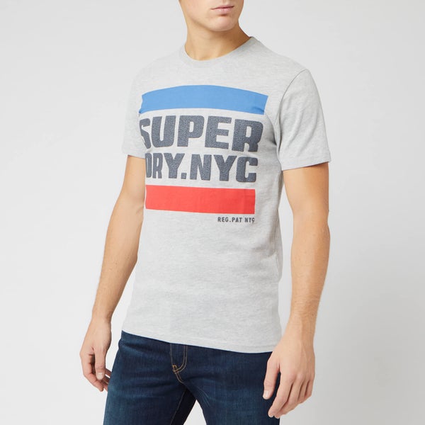 Superdry Men's NYC Tab T-Shirt - Grey Marl