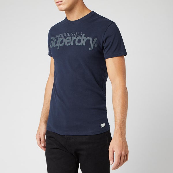 Superdry Men's Retro Sport Tonal T-Shirt - Navy