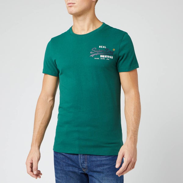 Superdry Men's Vintage Logo Racer T-Shirt - Green