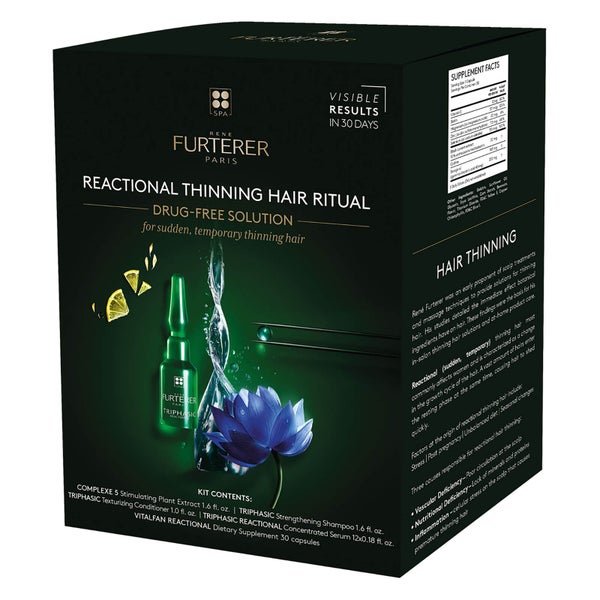 Rene Furterer Reactional Thinning Hair Ritual Kit (Worth $197)