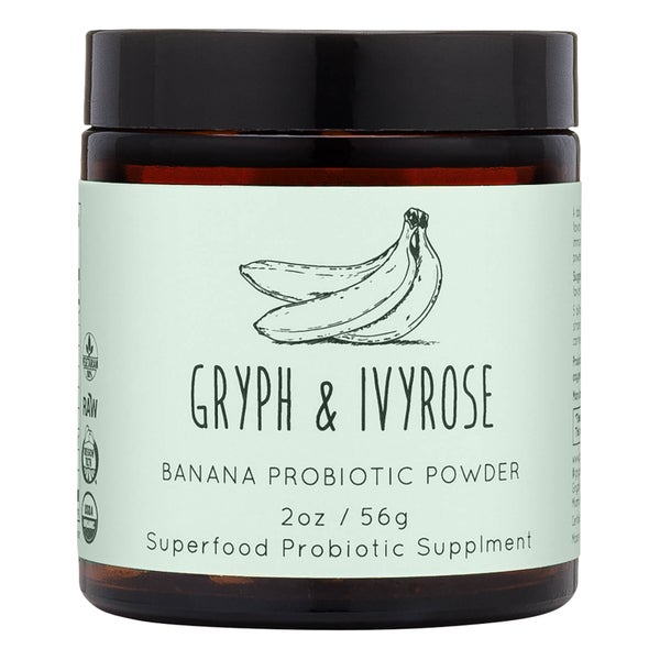 Gryph & IvyRose Banana Probiotic Powder 2 oz