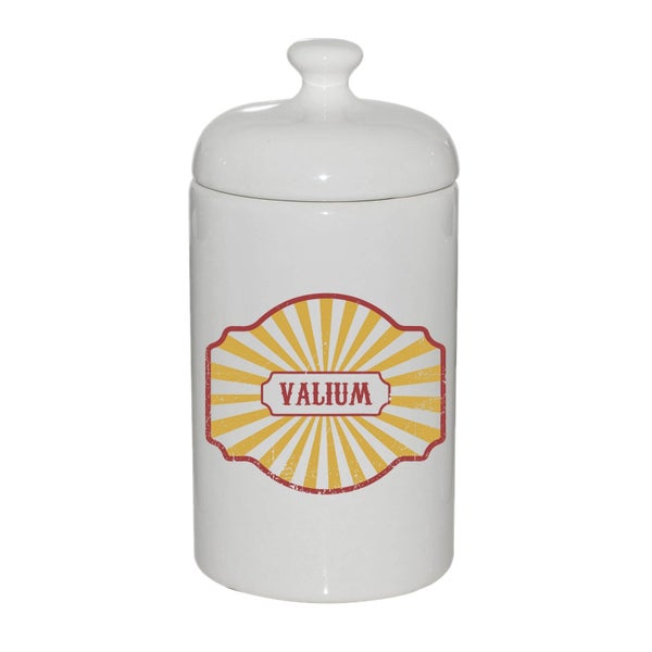 Valium Ceramic Jar