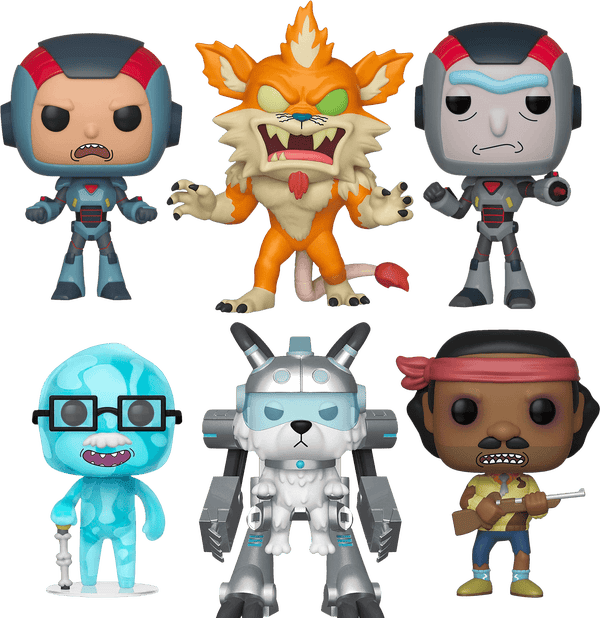 NYTF Rick and Morty Pop! Collection