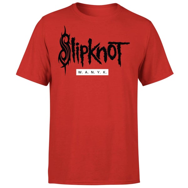 Slipknot W.A.N.Y.K T-Shirt - Red