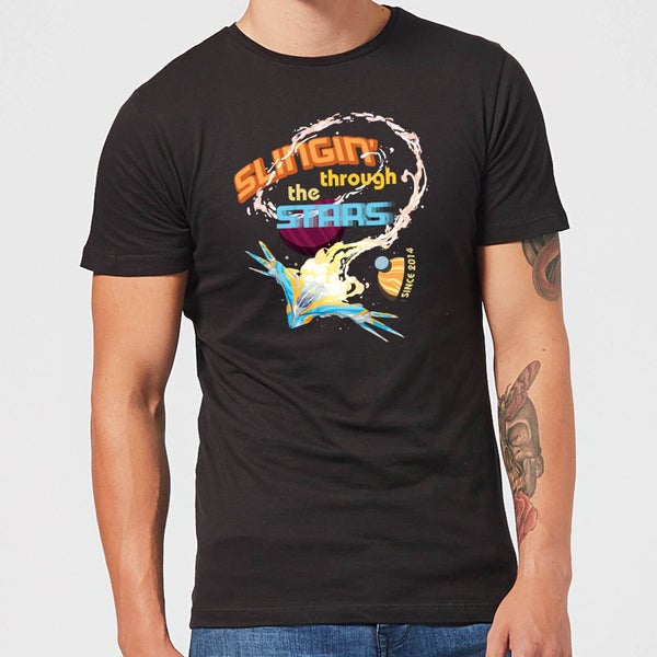 Marvel Guardians Of The Galaxy Milano Stars T-shirt Homme - Noir
