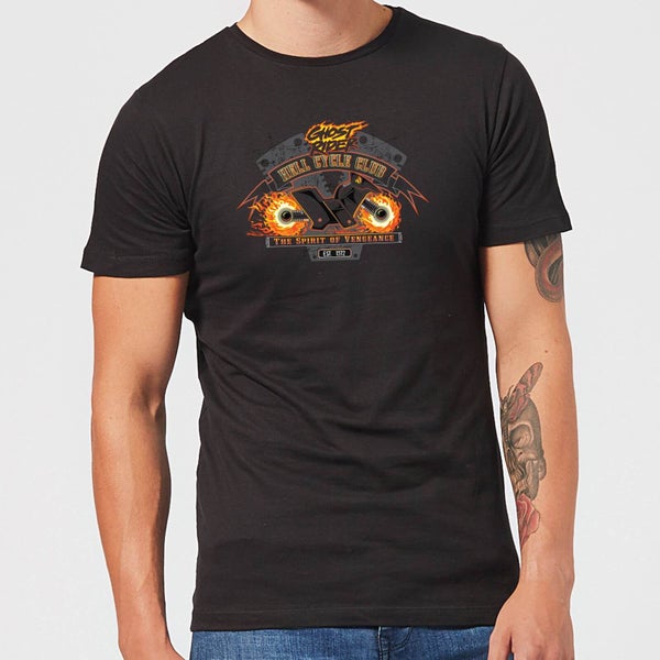 Marvel Ghost Rider Hell Cycle Club Men's T-Shirt - Black