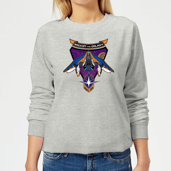Marvel Guardians Of The Galaxy Rockin Milano Women's Sweatshirt - Grey