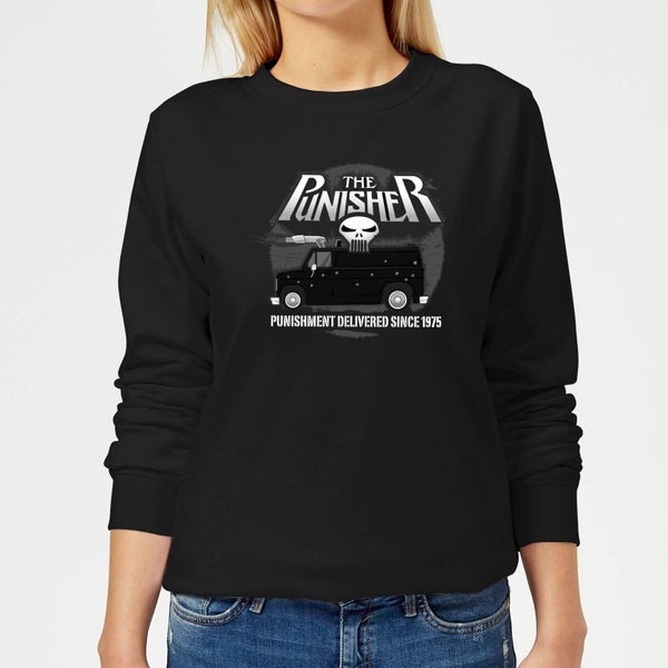 Marvel The Punisher Battle Van Women's Sweatshirt - Black