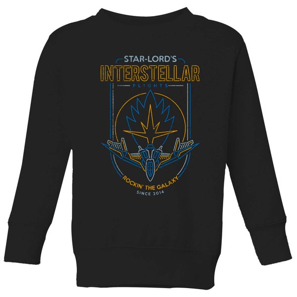 Marvel Guardians Of The Galaxy Interstellar Flights Kids' Sweatshirt - Black