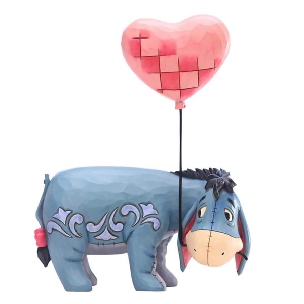 Love Floats, Figurine Bourriquet avec un ballon en forme de cœur – Disney Traditions