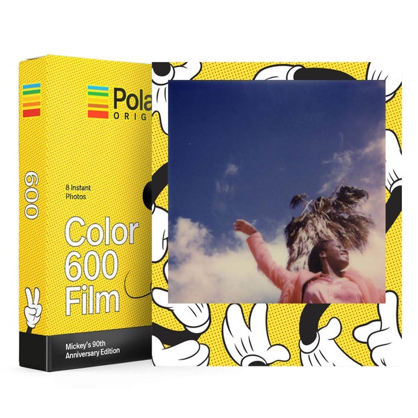 Polaroid Originals Farbefilm für 600 Mickez Mouse Kamera – 90ten Jubiläum Limitierte Auflage