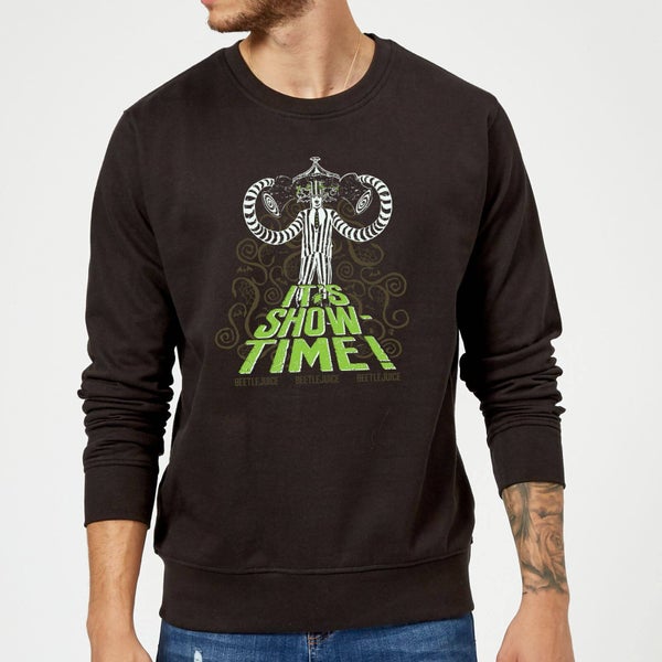 Beetlejuice It's Show-Time Sweatshirt - Black