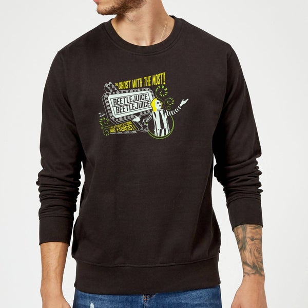 Beetlejuice The Ghost With The Most Sweatshirt - Black
