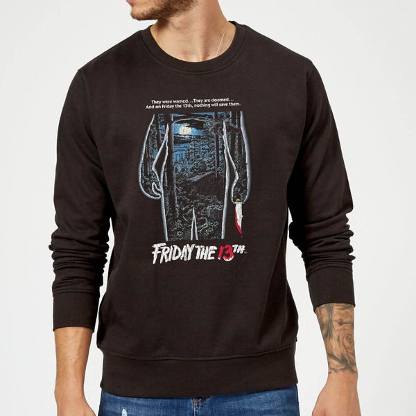 Friday the 13th Vintage Poster Sweatshirt - Black