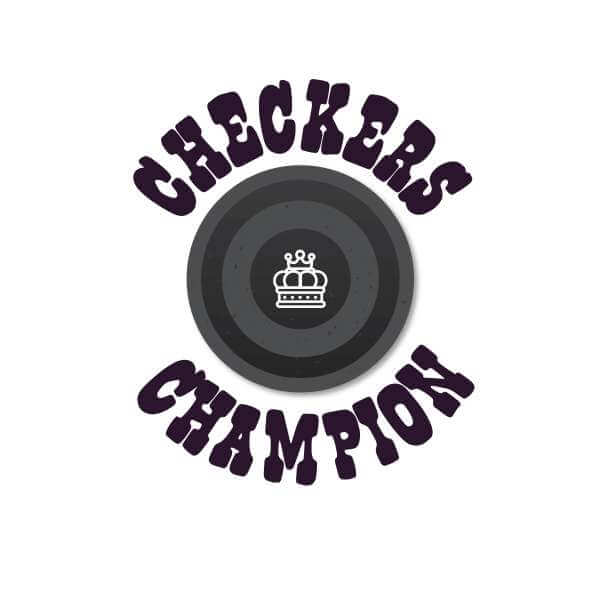 Checkers Champion Black Checker Women's Sweatshirt - White