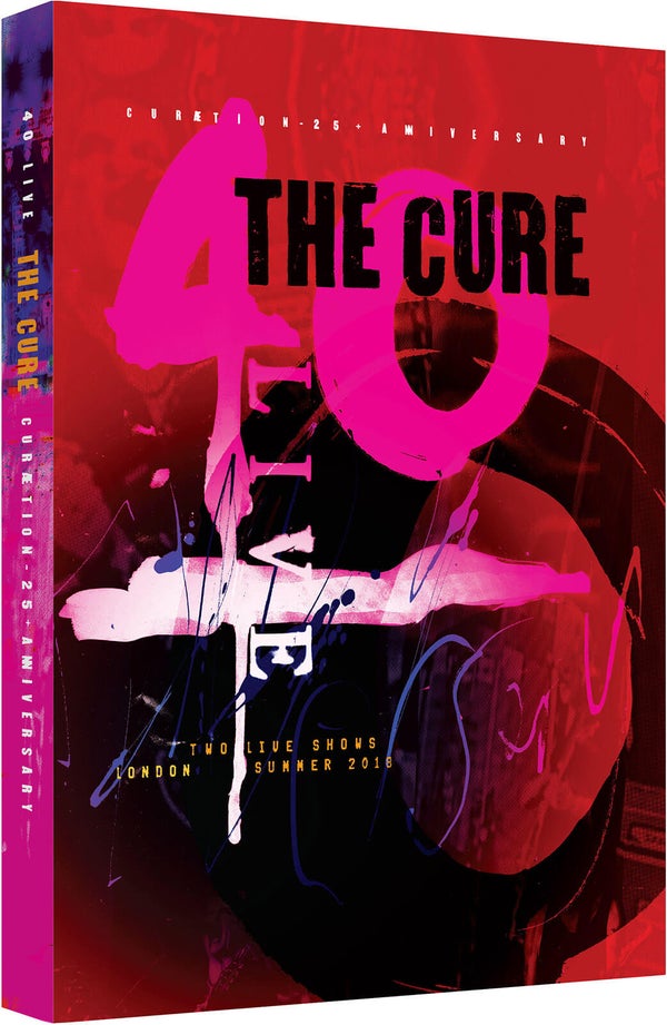 THE CURE: 40 LIVE - CURÆTION-25 + ANNIVERSARY Hardbook (Includes 2 DVDs)
