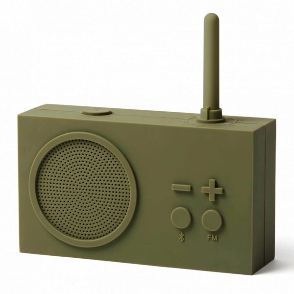 Lexon TYKHO 3 FM Radio and Bluetooth Speaker - Khaki
