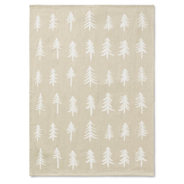 Ferm Living Christmas Tea Towel - Sand
