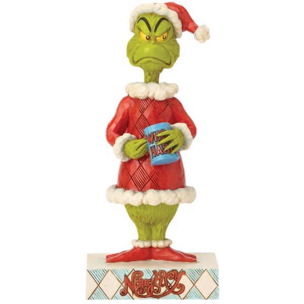Figurine Le Grinch Biface Gentil/Méchant , Le Grinch par Jim Shore – Dr Seuss
