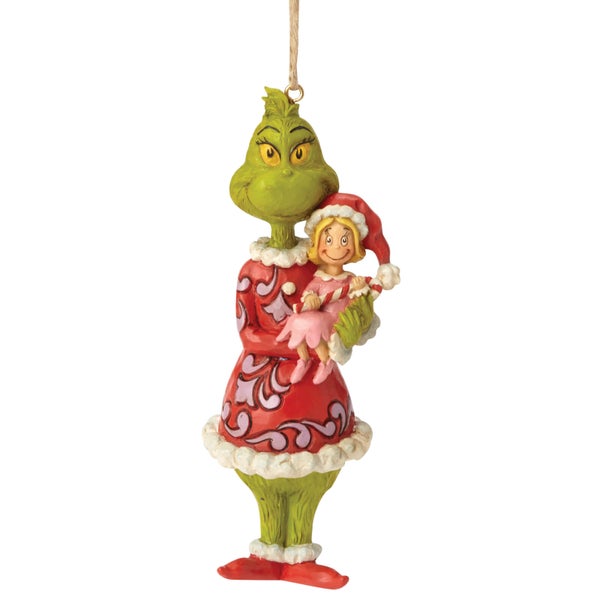 The Grinch By Jim Shore Grinch Holding Cindy (Hanging Ornament)