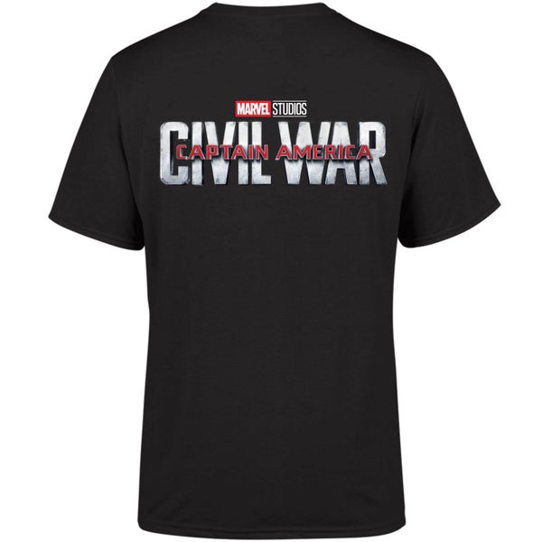 Marvel 10 Year Anniversary Captain America Civil War Männer T-Shirt – Schwarz