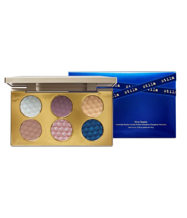 Stila Blue Realm Velvet Eye Shadow Palette 0.28 oz
