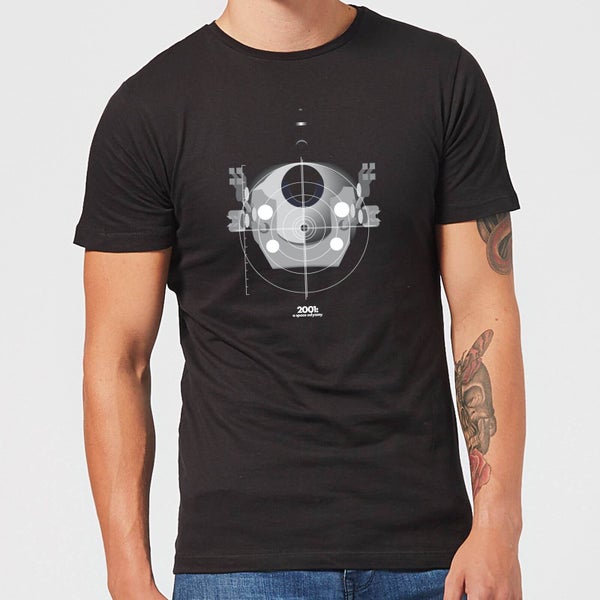 2001: A Space Odyssey EVA Pod Men's T-Shirt - Black