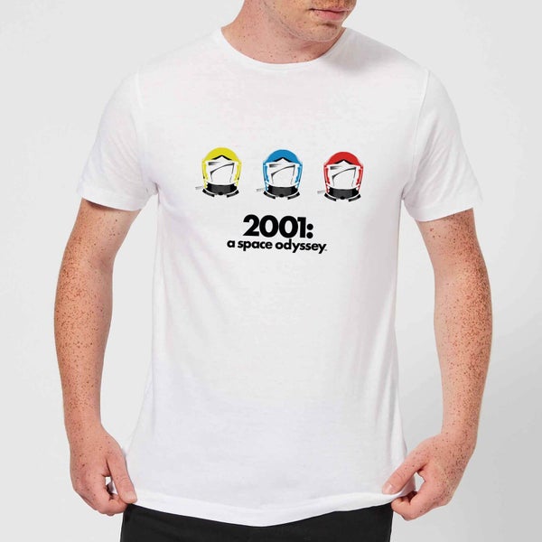 2001: A Space Odyssey Space Helmets Men's T-Shirt - White