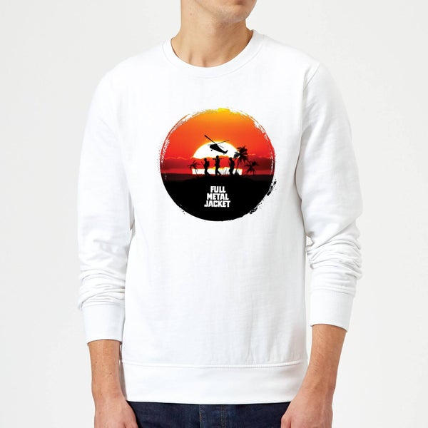 Full Metal Jacket Sunset Circle Sweatshirt - White