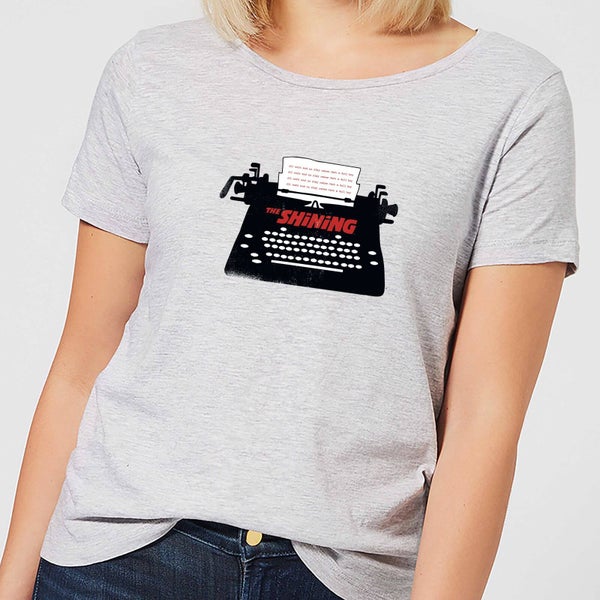 The Shining Typewriter Women's T-Shirt - Grey