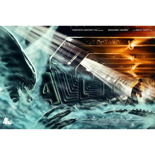 Poster Fine Art Giclée - Alien '40ème Anniversaire'
