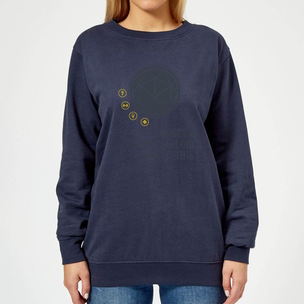 Crystal Maze I've Got A Good Feeling About This- Industrial Women's Sweatshirt - Navy