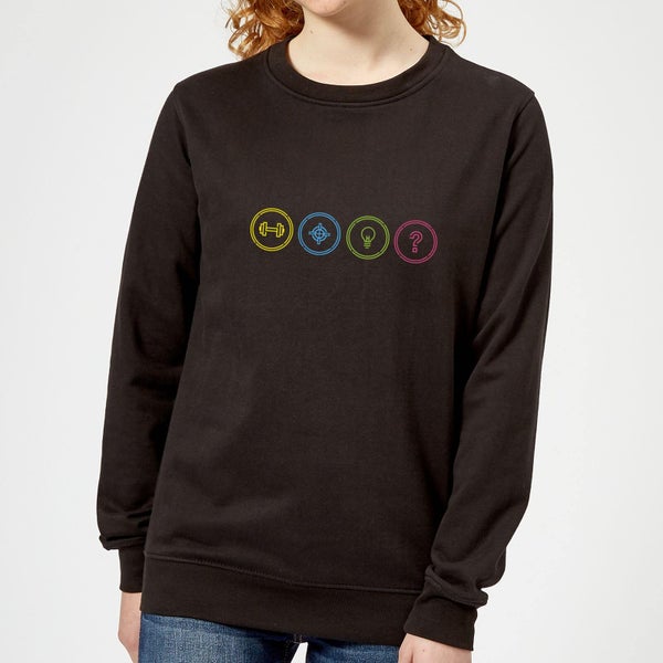 Crystal Maze Game Modes Women's Sweatshirt - Black