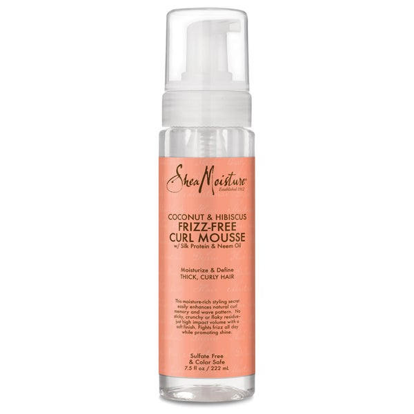 SheaMoisture Coconut and Hibiscus Frizz-Free Curl Mousse 222ml