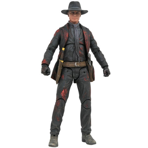 Figurine Px Homme en noir blessé au combat Westworld – Diamond Select