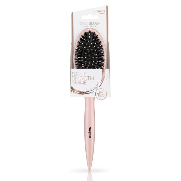 BaByliss Rose Blush Smoothing Brush LOOKFANTASTIC