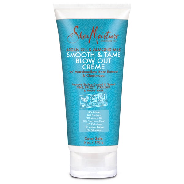SheaMoisture Argan Oil & Almond Milk Smooth and Tame Blow Out Creme 170g