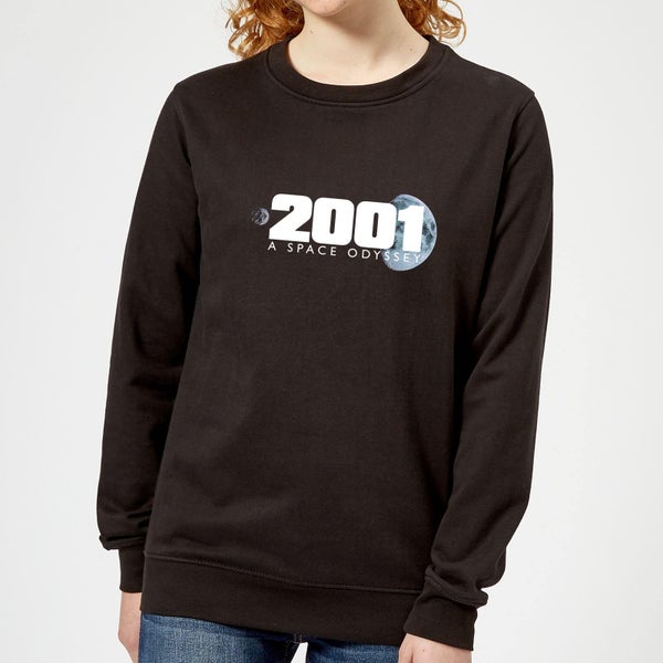 2001: A Space Odyssey 2001 Space Logo Women's Sweatshirt - Black